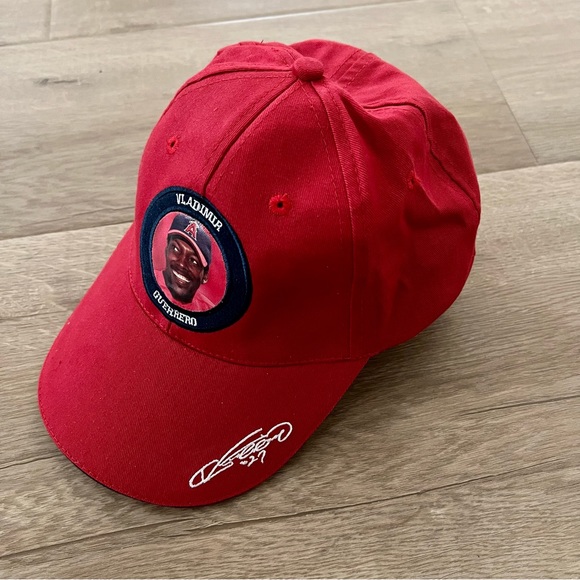 Wild Rivers Angels Vladimir Guerrero Baseball Hat #27 with Embroidered autograph - Picture 1 of 3